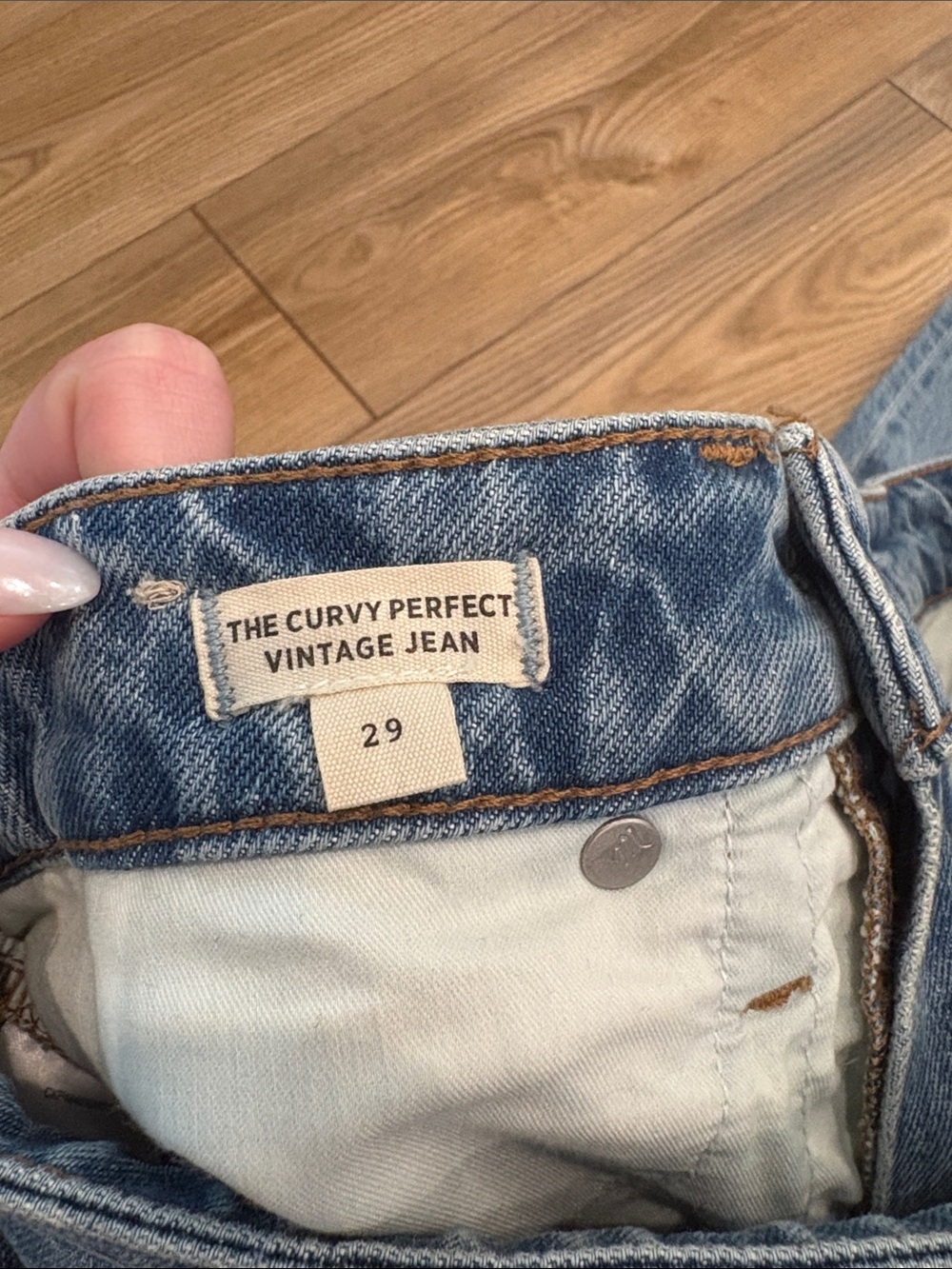 Madewell Light Blue Distressed Straight-Leg Jeans - Picture 2 of 6